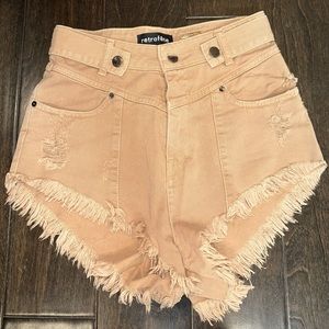 retrofete TESSA Shorts in Camel Brown